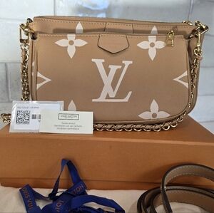 Louis Vuitton Tan Monogram Shoulder Bag